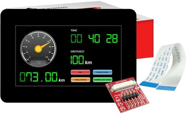 gen4-uLCD-43DCT-CLB, Display Modules 4.3", 480x272 pixels Slim Display Module