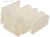 1-480700-0, Universal MATE-N-LOK Male Connector Housing, 6.35mm Pitch, 3 Way, 1 Row