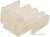 1-480700-0, Universal MATE-N-LOK Male Connector Housing, 6.35mm Pitch, 3 Way, 1 Row