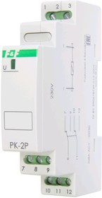 Реле промежуточное PK-2P (монтаж на DIN-рейке 35мм 220В 50Гц 2х8А 2 перекл.) F&amp;F EA06.001.009