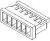 87439-1200, Headers &amp; Wire Housings 12 CKT 1.5mm HSG. Vertical