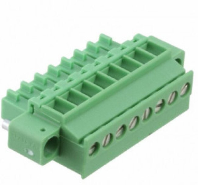 1863369, Pluggable Terminal Blocks 8 Pos 3.5mm pitch Plug 28-16 AWG Screw