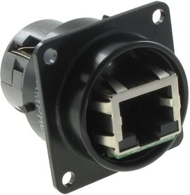 Appliance socket with RJ45 coupler Field Poles%3D8 Female