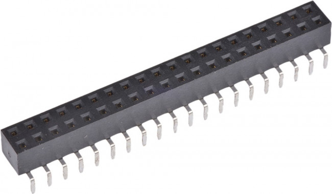 M20-7852042, PCB Receptacle, ввод снизу, Board-to-Board, 2.54 мм, 2 ряд(-ов), 40 контакт(-ов)