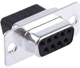 481099, D-Sub Connector, Steel, Socket, DE-9, 5A,