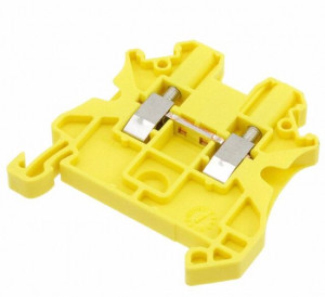 3045059, UT 2.5 YE Series Yellow Feed Through Terminal Block, 5.2mm², Single-Level, Screw Termination 3045059, UT 2.5 YE Series Yellow Feed Through Terminal Block, 5.2mm², Single-Level, Screw Termination