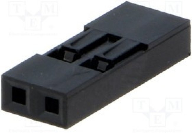 NSR-02, Вилка, штыревой, NSR/NDR, "мама", PIN: 2, без контактов, 2,54мм