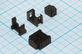 Гнездо IDC, P1,27x2,54, 10HP, шлейф, KLS1-204D-10-B, KLS; №15000K гн IDC\P1,27x2,54\10HP\ шлейф\\KLS1-204D-10-B\KLS