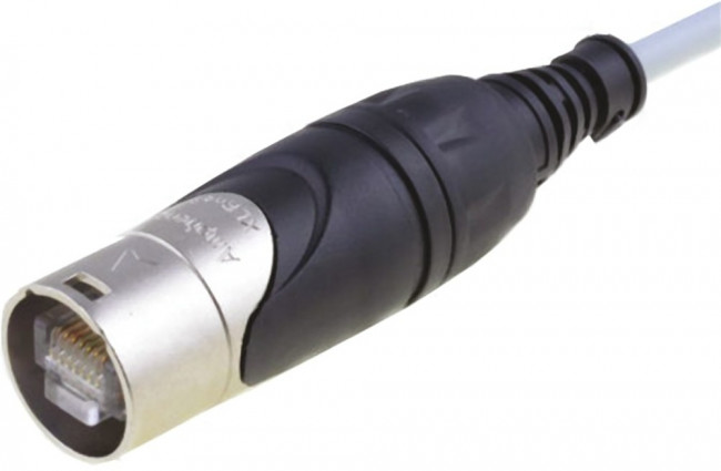 RJX8M, Вилка, корпус RJ45, XLRnet, 5-8мм, на провод, прямой