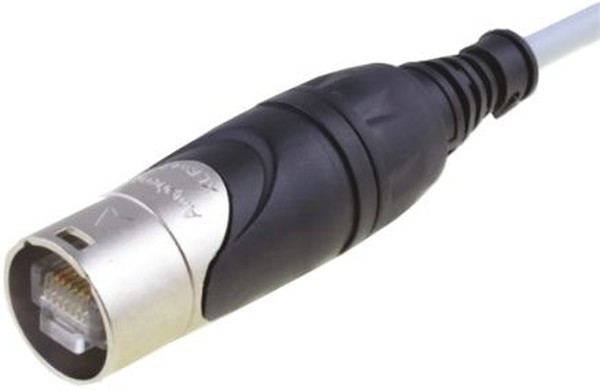 RJX8M, Вилка, корпус RJ45, XLRnet, 5-8мм, на провод, прямой