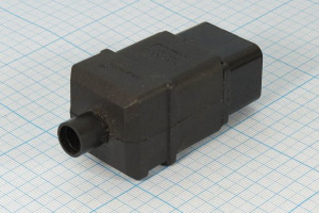 Штекер сетевого питания IEC 60320 C20, 250В/16А, на кабель; №14124 штек пит AC IEC C20\\16/250\каб\\\AC-201\
