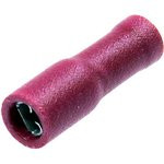 РППИ-М 1.5-(2.8), Разъем плоский полностью изолированный (мама) красный 0.5-1.5 мм²