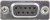 230016003, D Sub Adapter Male 9 Way D-Sub to Female 9 Way D-Sub