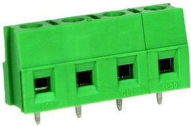 CTB0118/4, Стандартная клеммная колодка, 4 контакт(-ов), 7.62 мм
