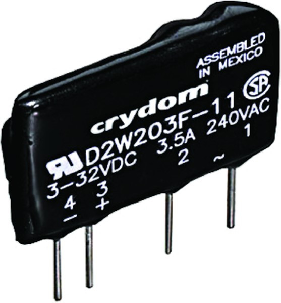 D2W203F, Solid State Relays - PCB Mount PCB SIP SSR 280VAC 3A, 3-32VDC,ZC D2W203F, Solid State Relays - PCB Mount PCB SIP SSR 280VAC 3A, 3-32VDC,ZC