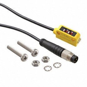 Q12RP6RQ3, Q12 Photoelectric Sensor Through Beam (Receiver) Maximum of 2 m Detection Range PNP Q12RP6RQ3, Q12 Photoelectric Sensor Through Beam (Receiver) Maximum of 2 m Detection Range PNP