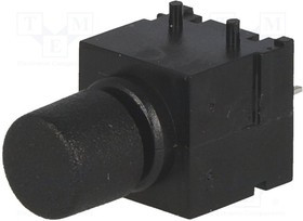 1852.6231, Switch Push Button N.O. SPST Round Button 1A Thru-Hole PC Pins Bag/Stick