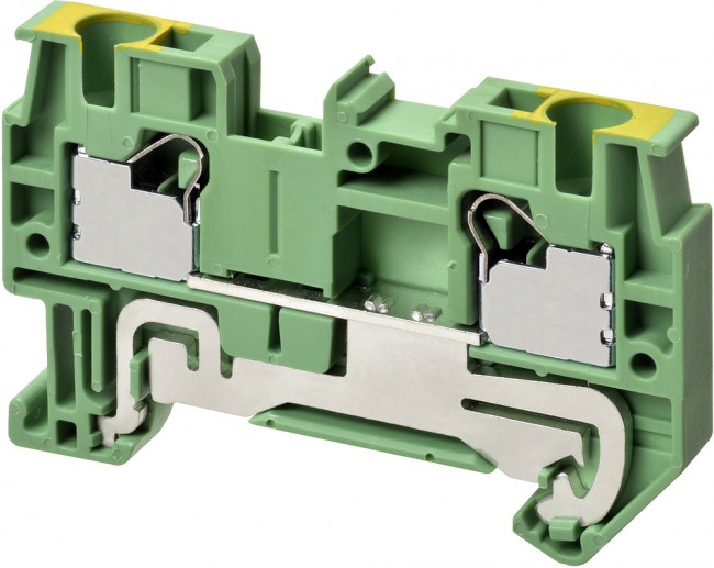 XW5G-P4.0-1.1-1, XW5G Series Grey Non-Fused DIN Rail Terminal, 4mm², Single-Level, Push In Termination