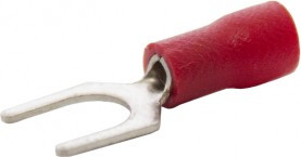 Engard Наконечник вилочный изолированный НВИ 0,5-1,5 отверстие под М6, цвет красный (1 пакет/50 шт.) NVI-1,5-6-R