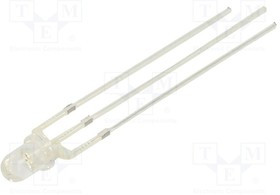 OSRPMC3131A, LED; 3mm; red/green; 6500mcd,8400mcd; 30°; Front: convex; -30?85°C