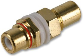 PS000121, Сквозной адаптер RCA, Гнездо RCA / Phono, Гнездо RCA / Phono