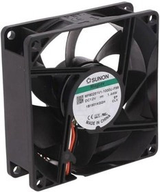 MF80251V1-F99-A, Вентилятор осевой, 12В DC, 80x80x25мм, подшипник Vapo, 69,29куб.м/ч, 33дБА