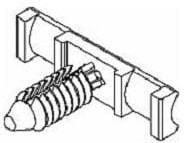 12045640, Automotive Connectors TAPE ON CLIP NAIL 6.35 DIAM 12045640, Automotive Connectors TAPE ON CLIP NAIL 6.35 DIAM