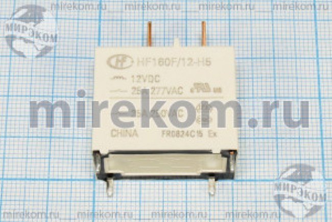 Реле 12В, HF160F/12-H5, 25А250В Реле 12В, HF160F/12-H5, 25А250В