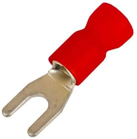 Наконечник вилочный с изолир.фланцем ПВХ двойная гильза 0.25-1.5кв.мм М4 d4.3мм (НВИ) (уп.100шт) DKC 2A14P-DS-PVC