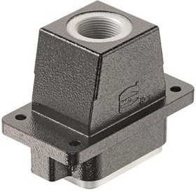 19390061111, Heavy Duty Power Connectors 6HP Scrw Pnl Fd Thru Hood Top Entry M25