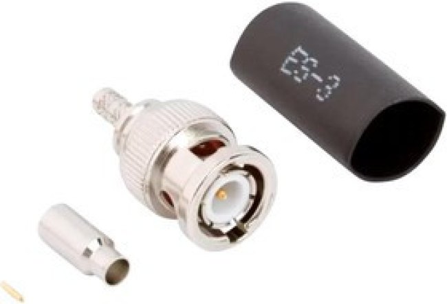 031-6925, RF COAX CONN, BNC PLUG, 50 OHM, CABLE