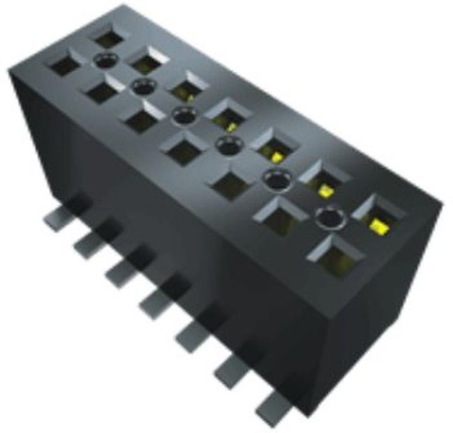 FLE-107-01-G-DV-K-TR, Board to Board &amp; Mezzanine Connectors Cost Effective Surface Mount Socket, 0.050" Pitch