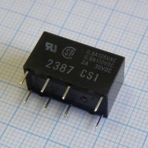Relay, 2 Form C (NO/NC), 24 V (DC), 1.152 kΩ, 2 A, 125 V (DC), 125 V (AC), monostable, G5V-2 24VDC