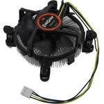 Кулер ExeGate EЕ97378 (Al+Cu, LGA775/1150/1151/ 1155/1156/1200, TDP 95W, Fan 92mm, 2400RPM, Hydro be