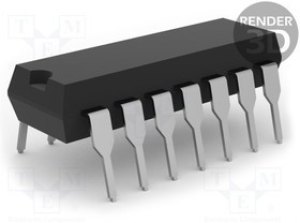 IRS21084PBF, MOSFET DRIVER, HALF BRIDGE, DIP-14