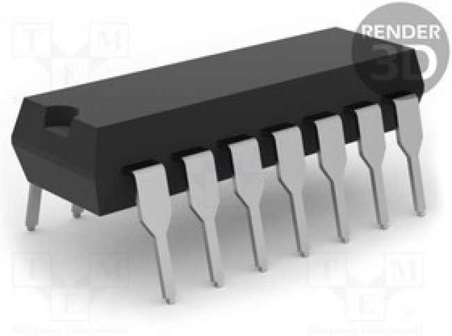 IRS21084PBF, MOSFET DRIVER, HALF BRIDGE, DIP-14