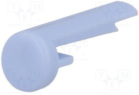 A1101006, Указатель, пластмасса, синий, распорным стержнем, Форма: ножка