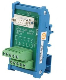 ADAM-3909-AE, Зажимной контакт, DIN, D-Sub 9pin, "мама", PCI-1714U/UL, PCL-728