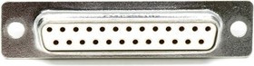 173109-0128, D-Sub Standard Connectors FCT DSUB STR PC RCPT 25 PN