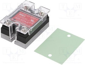 ASR-50DA-H, Реле: полупроводниковое, Uупр: 4-32ВDC, 50А, 48-480ВAC, Серия: ASR ASR-50DA-H, Реле: полупроводниковое, Uупр: 4-32ВDC, 50А, 48-480ВAC, Серия: ASR