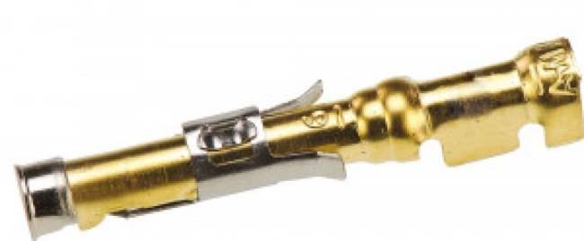 163084-2, Контакт, "мама", 0,75#1,5мм2, 18#16AWG, Type III+, позолота, обжим