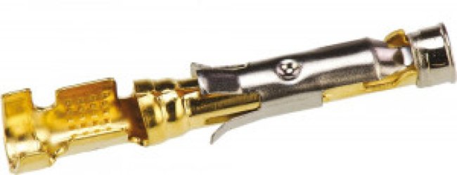 163084-2, Контакт, "мама", 0,75#1,5мм2, 18#16AWG, Type III+, позолота, обжим