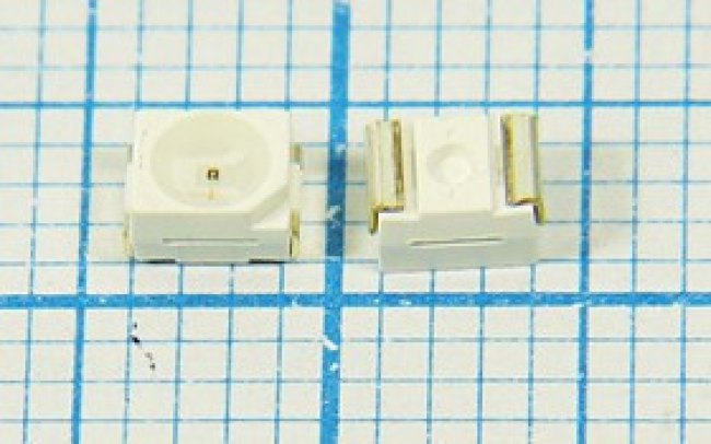 Светодиод SMD03528C2, голубой, 210, 100, прозрачный, 1210BC Светодиод SMD03528C2, голубой, 210, 100, прозрачный, 1210BC