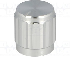 GS6M-15X16, Ручка 15мм Цвет Цвет серебристый для потенциометра с валом 6мм с насечкой