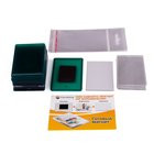 Акриловая заготовка для магнита Forceberg 52х77 мм, зеленая, 10 шт.