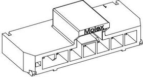 105430-1302, Headers &amp; Wire Housings Nano-Fit 2.5mm RA Hdr SMT SR 2Ckt GW