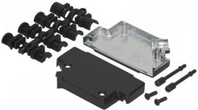 MHD45ZK-37-BK-K, Корпус D Sub, черный, Серия MHD45ZK, DC, 45°, Корпус из Цинка MHD45ZK-37-BK-K, Корпус D Sub, черный, Серия MHD45ZK, DC, 45°, Корпус из Цинка