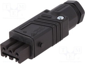 STAK3NSW, Разъем: прямоугольный, ST, вилка, "мама", PIN: 3, луженые, IP54, 16А