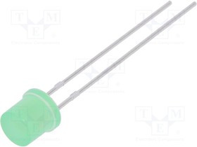 LL-504PGD1E-G5-2B, LED; 5mm; green; 1000?1700mcd; 110°; Front: flat; 2.6?3.6V