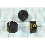 Зуммер магнитоэлектрический с генератором, размер 12x 8, напряжение 1.5В, частота 3.1кГц, контакты 2